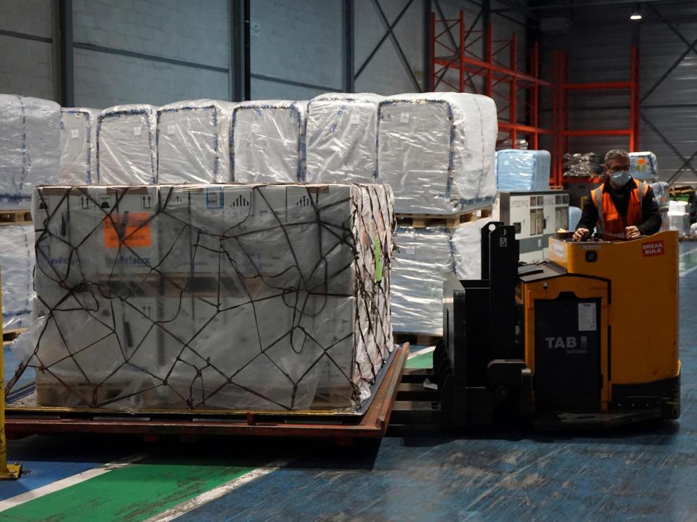 El aeropuerto de Bruselas se prepara para el desafío logístico de las vacunas