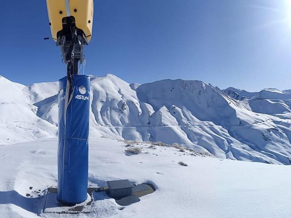 Imagen de la estación de Astún, que presenta una muy buenas condiciones de nieve.