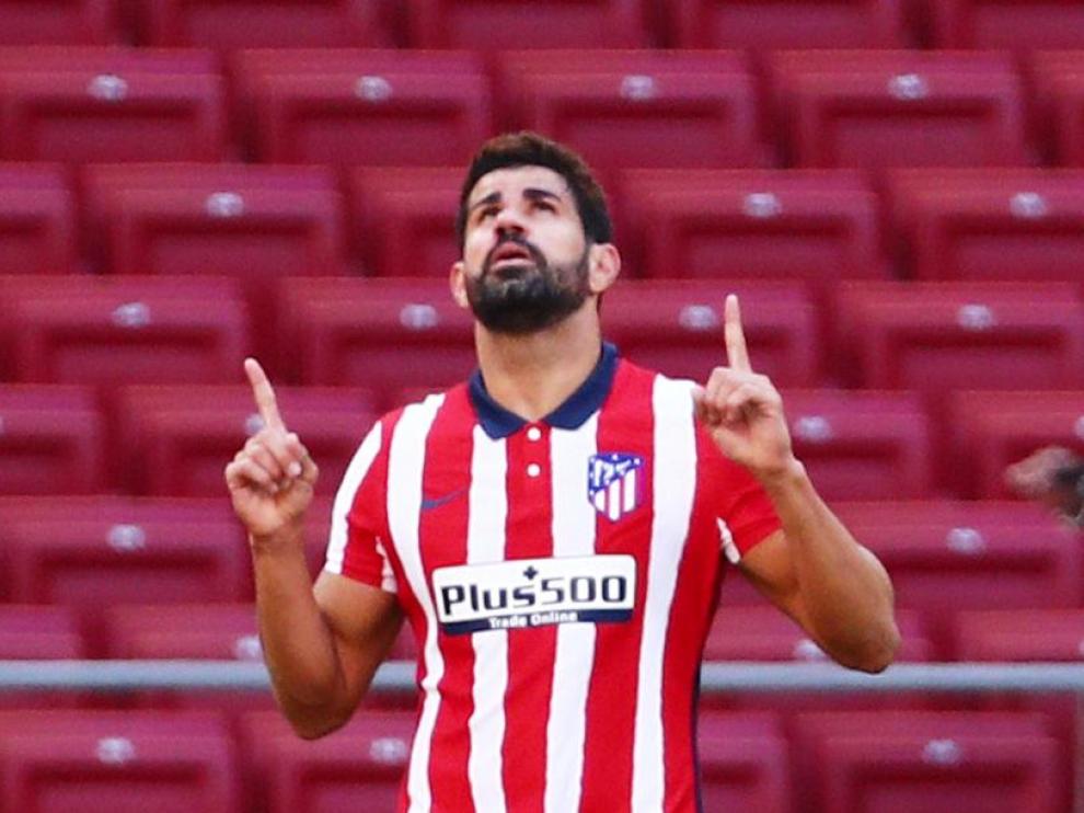Diego Costa en el partido Atletico Madrid v Granada
