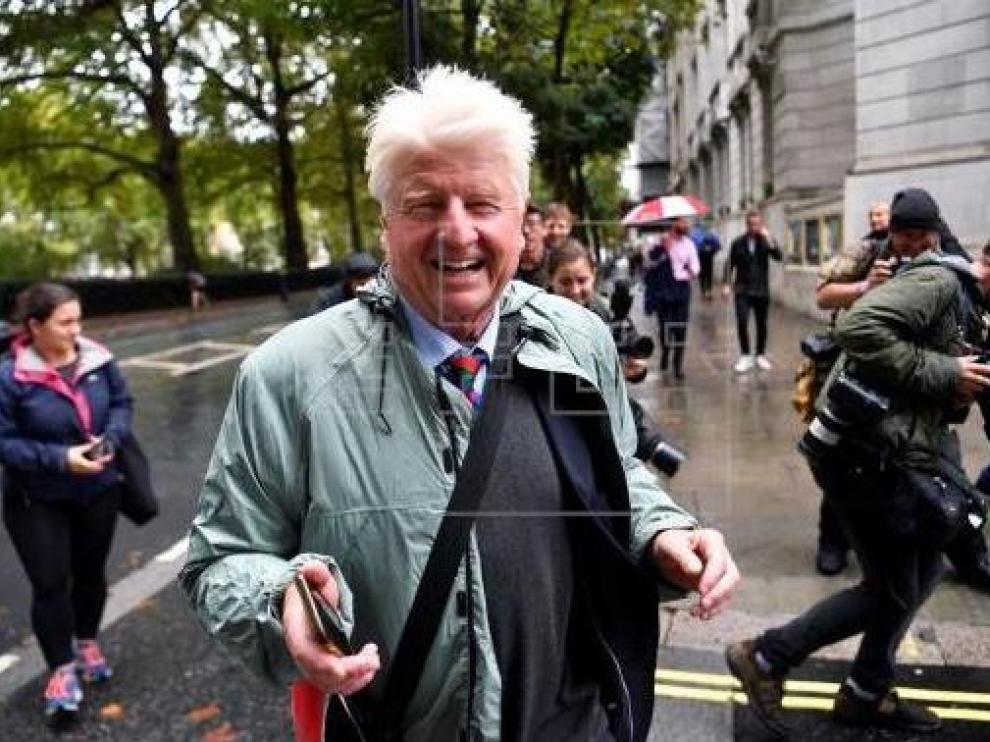 El padre de Boris Johnson, Stanley Johnson.