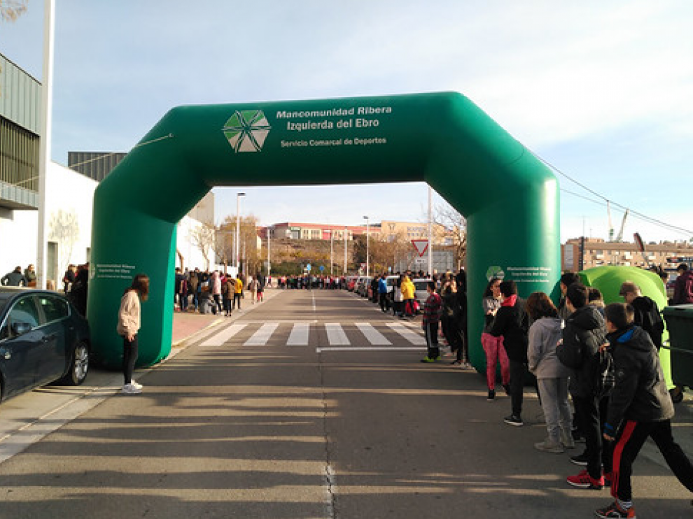 Imagen de archivo de una carrera popular.