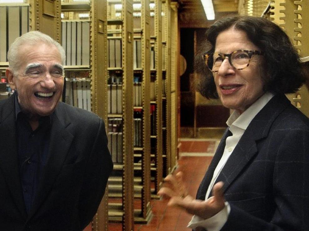 Scorsese y Lebowitz en un fotograma de 'Supongamos que Nueva York es una ciudad'.