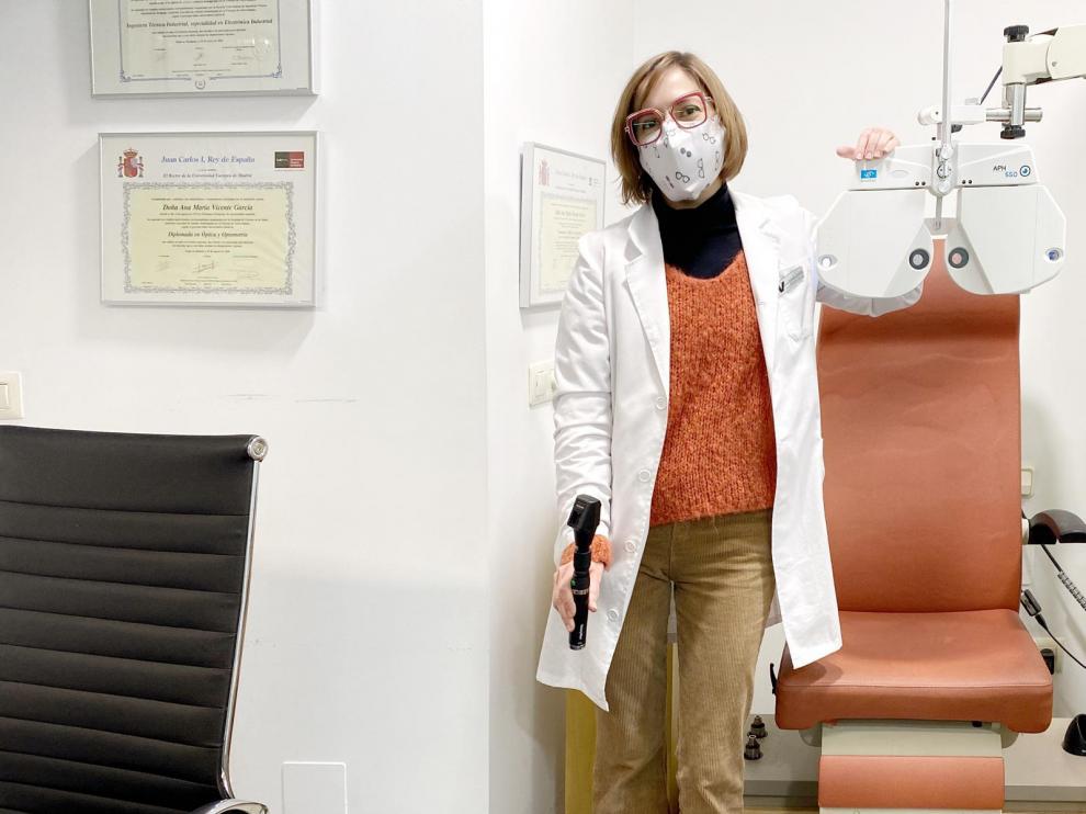 Ana Vicente, óptica en Tarazona.