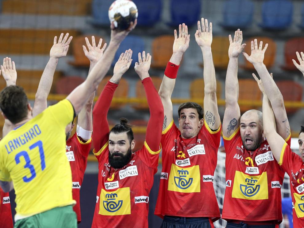 Mundial de balonmano: partido España-Brasil