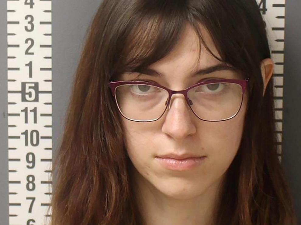 Riley June Williams, tras su detención.