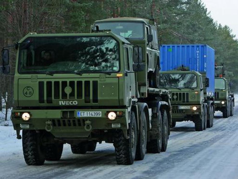 Vehiculos logísticos en Letonia