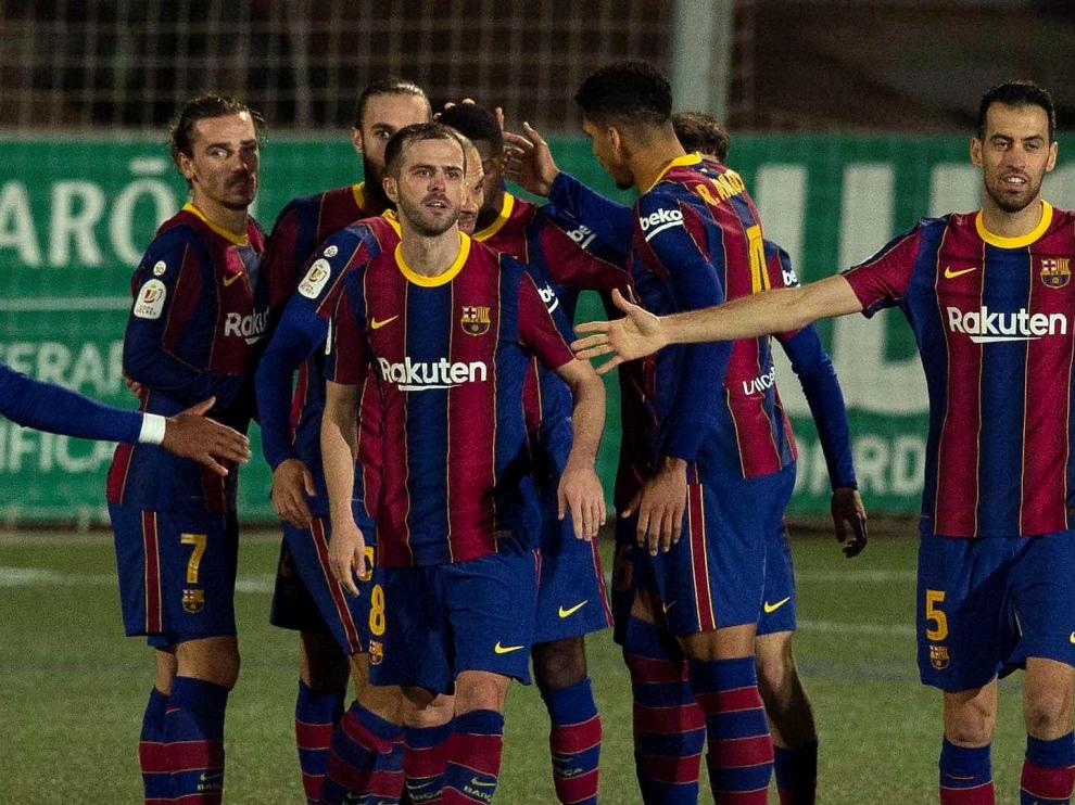 Dembélé evita la debacle en la Copa del Rey a un Barça de pena máxima