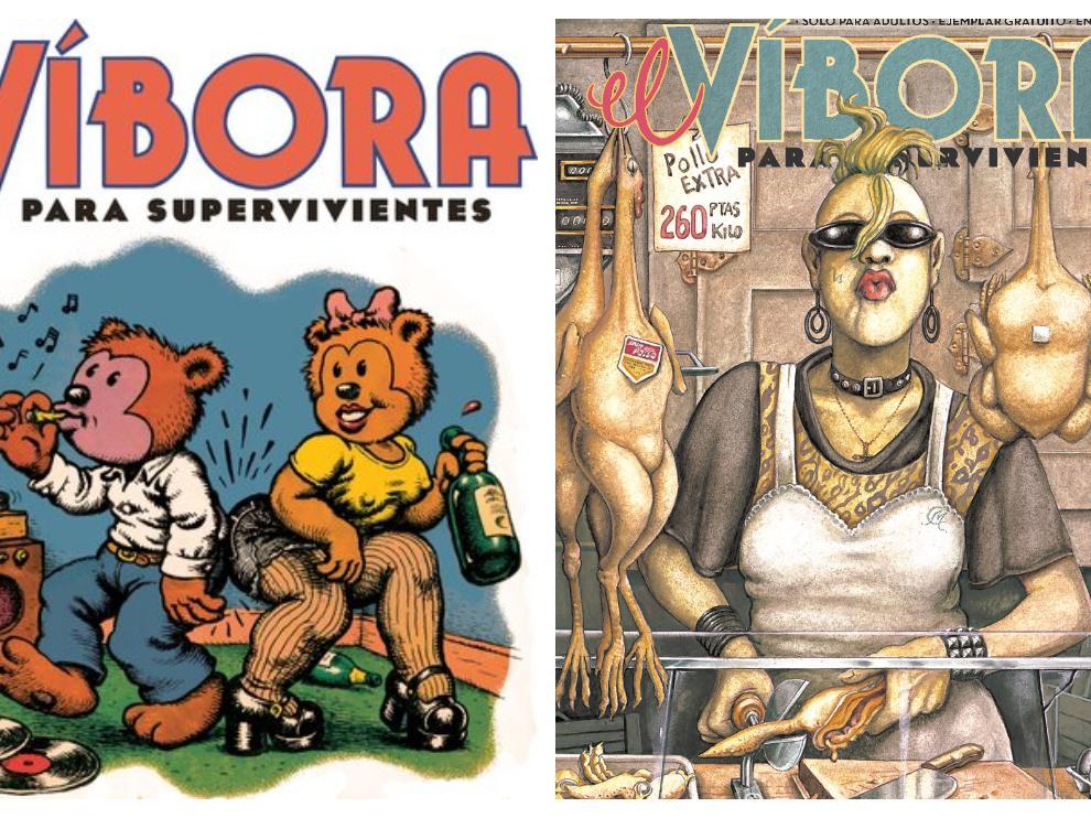 Portadas del 'Víbora'.