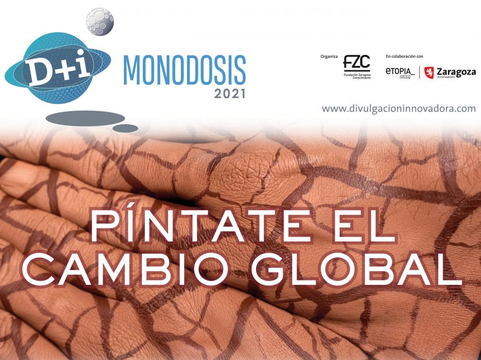 Cartel de la actividad D+i Monodosis ‘Píntate en cambio global’