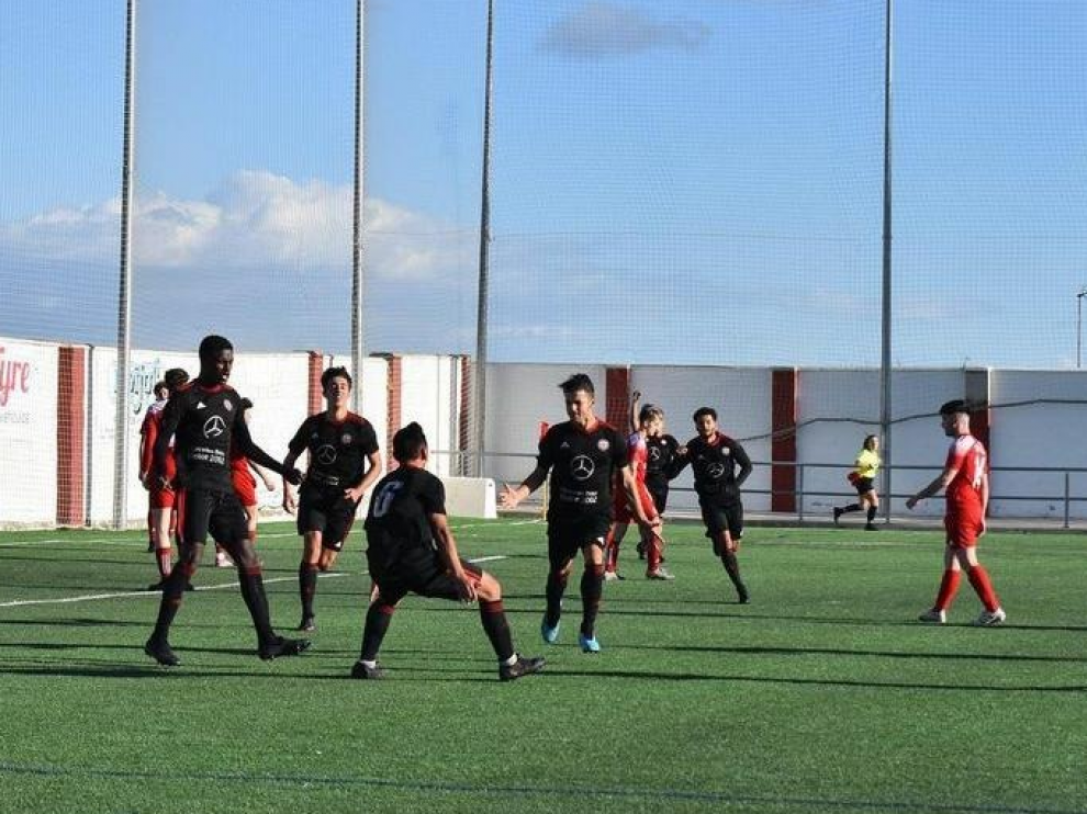 Imagen del encuentro entre el Amistad y el IPC la Escuela.
