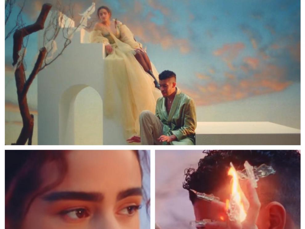 Imágenes del nuevo vídeo de Rosalía y Bad Bunny