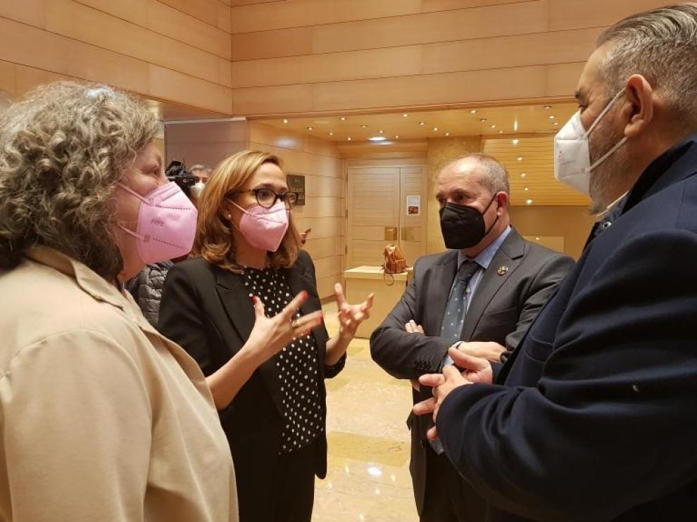 Firma del convenio con Plena Inclusión Aragón