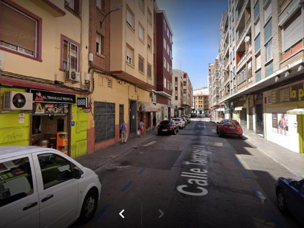 Una imagen del bar Triángulo Tropical -de comida ecuatoriana-, en la calle de Tarragona.