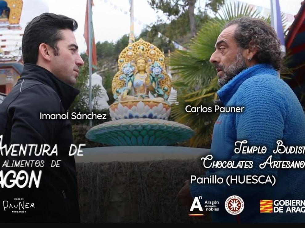 Carlos Pauner e Imanol Sánchez, imagen de 'La aventura de los alimentos de Aragón'