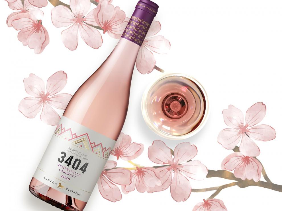 Botella de la nueva añada 2020 de Pirineos 3404 Rosado. Cuesta 4,75 euros.