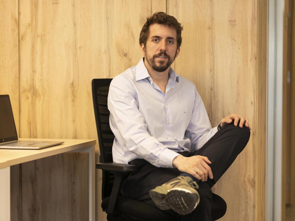 Guillermo Campoamor, en la sede de Meep.