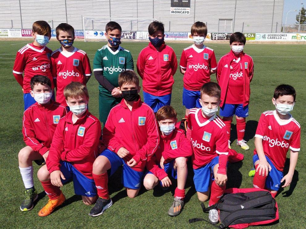 Plantilla Benjamín de la SD Tarazona.