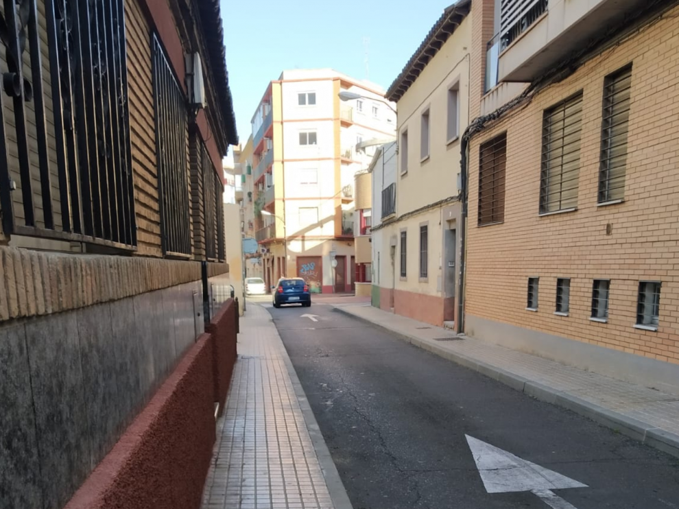 Calle Cuarte, en Torrero.