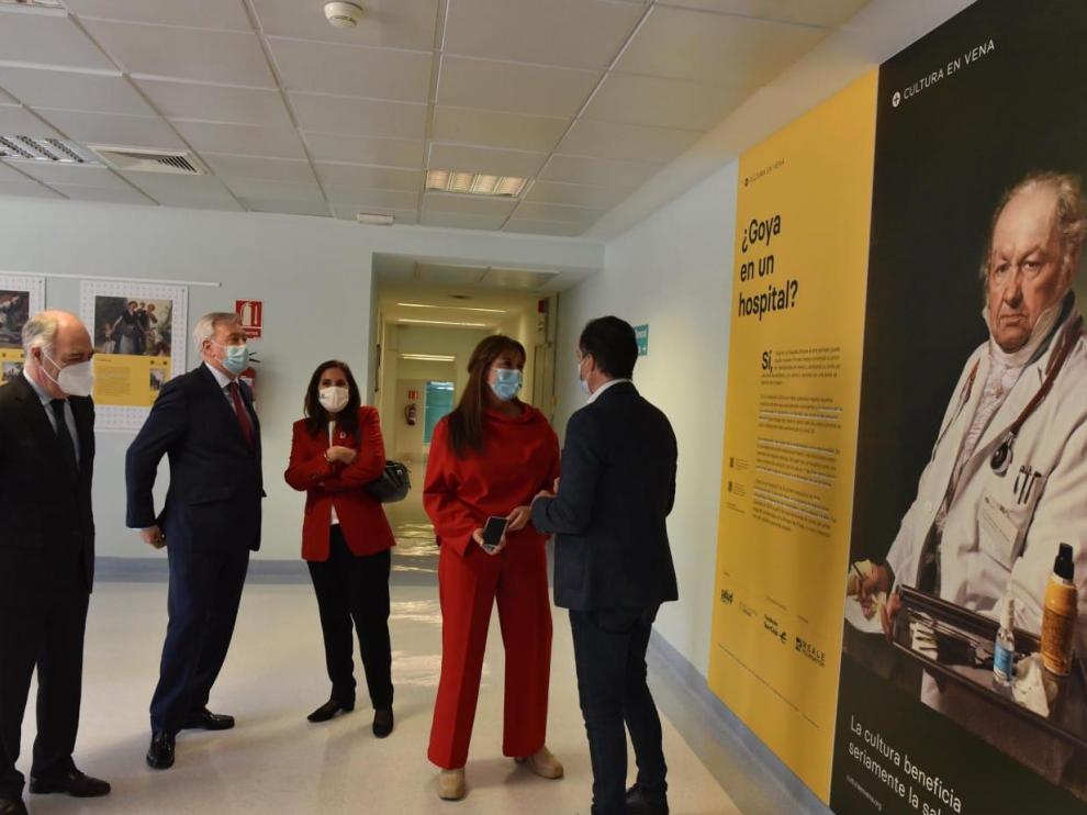 El Miguel Servet ha inaugurado la exposición itinerante '¿Goya en un hospital?'