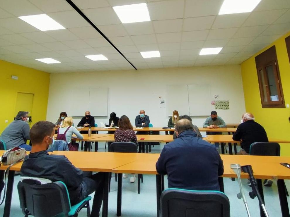 Imagen del pleno de la Comarca de La Litera donde se aprobaron los presupuestos de 2021.
