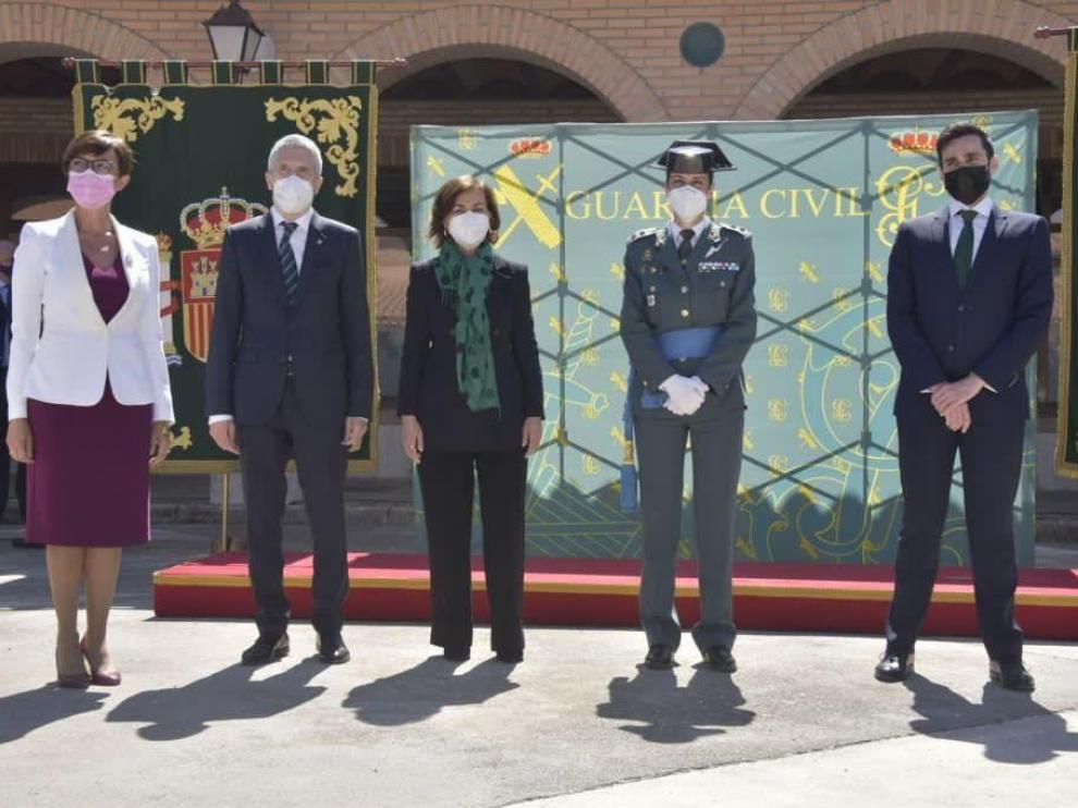Carmen Calvo, Grande Marlaska en la toma de posesión de Silvia Gil, Teruel