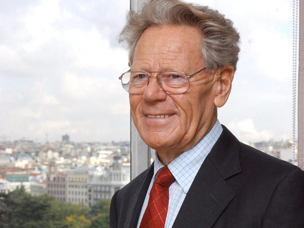 El teólogo suizo Hans Küng, en 2003 en Madrid.