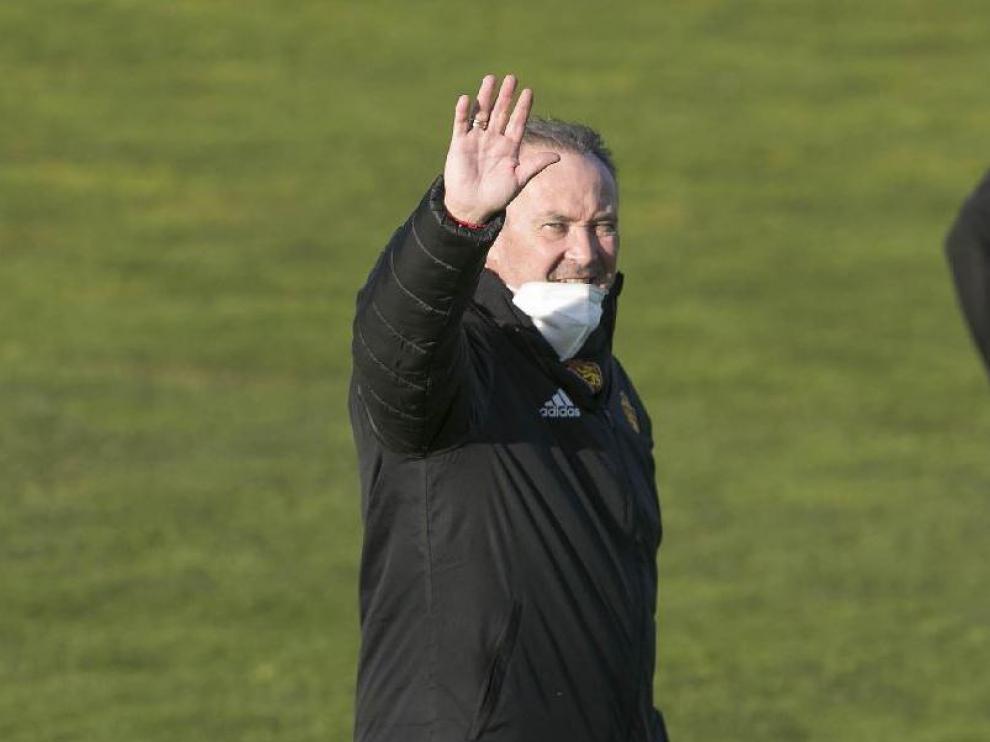 Juan Ignacio Martínez 'Jim' en la Ciudad Deportiva.