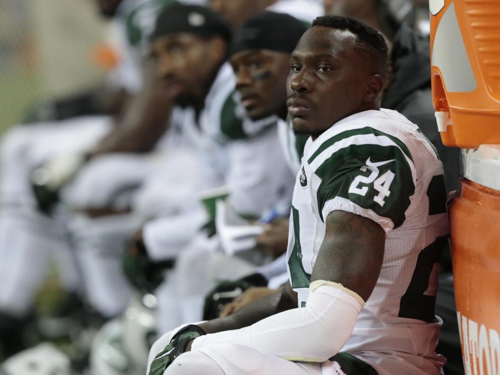Phillip Adams, en su época como jugador de los New York Jets