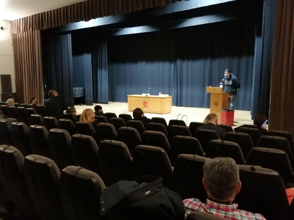 Asamblea celebrada este miércoles en la que se defendieron las iniciativas para los presupuestos participativos de Actur-Parque Goya.