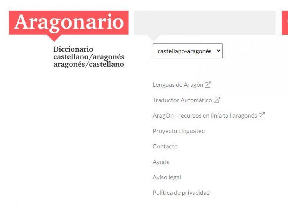 Captura de la web de 'Aragonario'.