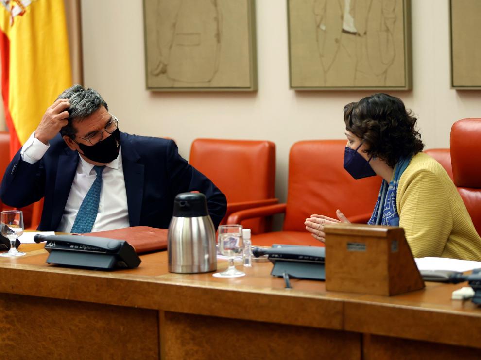 José Luis Escrivá en comisión de seguimiento del Pacto de Toledo