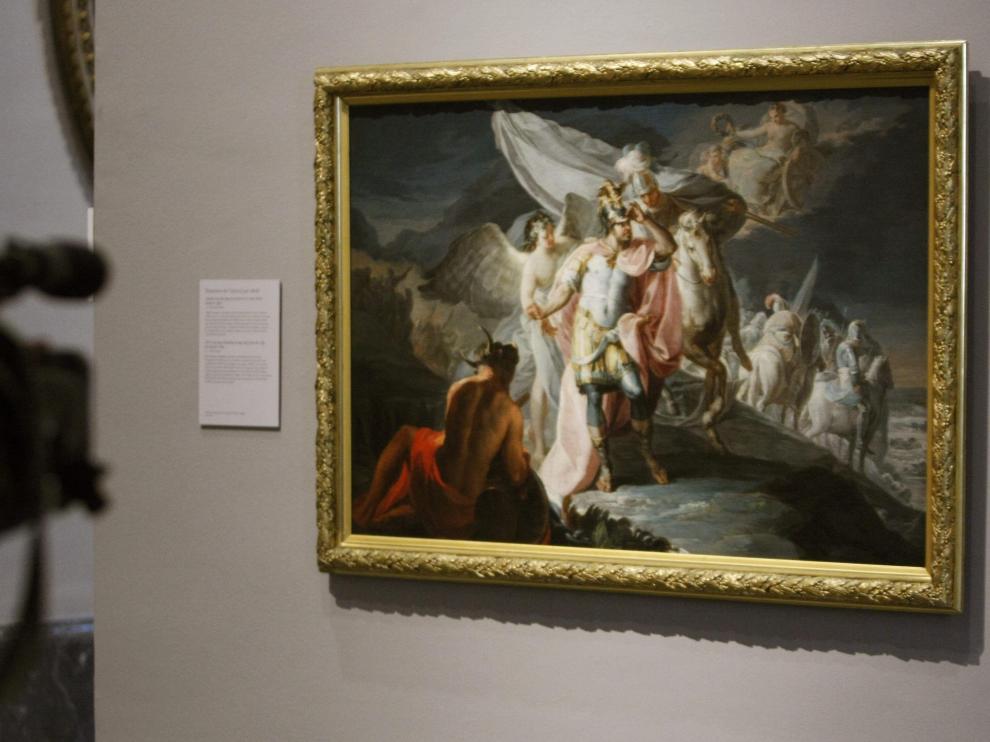 El cuadro, cuando llegó en 2011 al Museo del Prado, donde se exponía en depósito desde entonces