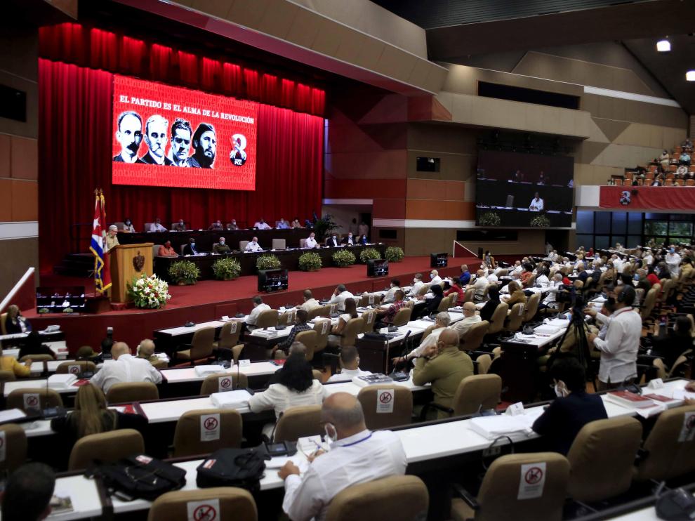 Inauguración del VIII Congreso del Partido Comunista de Cuba.