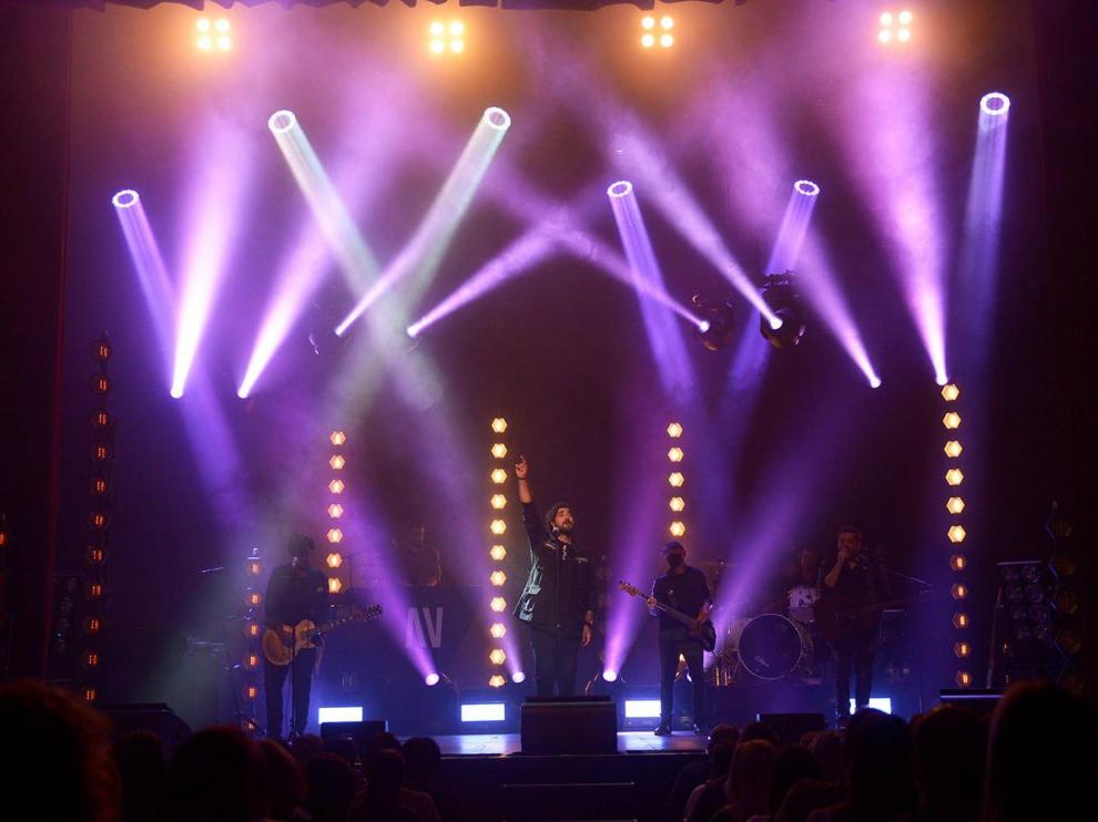 Primer concierto de la gira de Antonio Orozco con su disco 'Aviónica' en el Teatro la Latina de Madrid.
