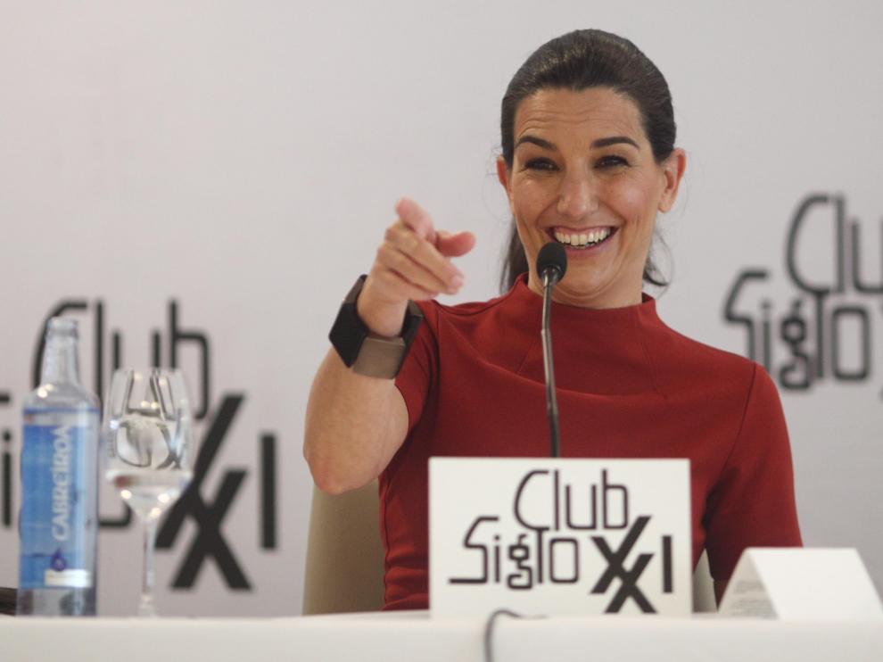 Rocío Monasterio en un acto este jueves