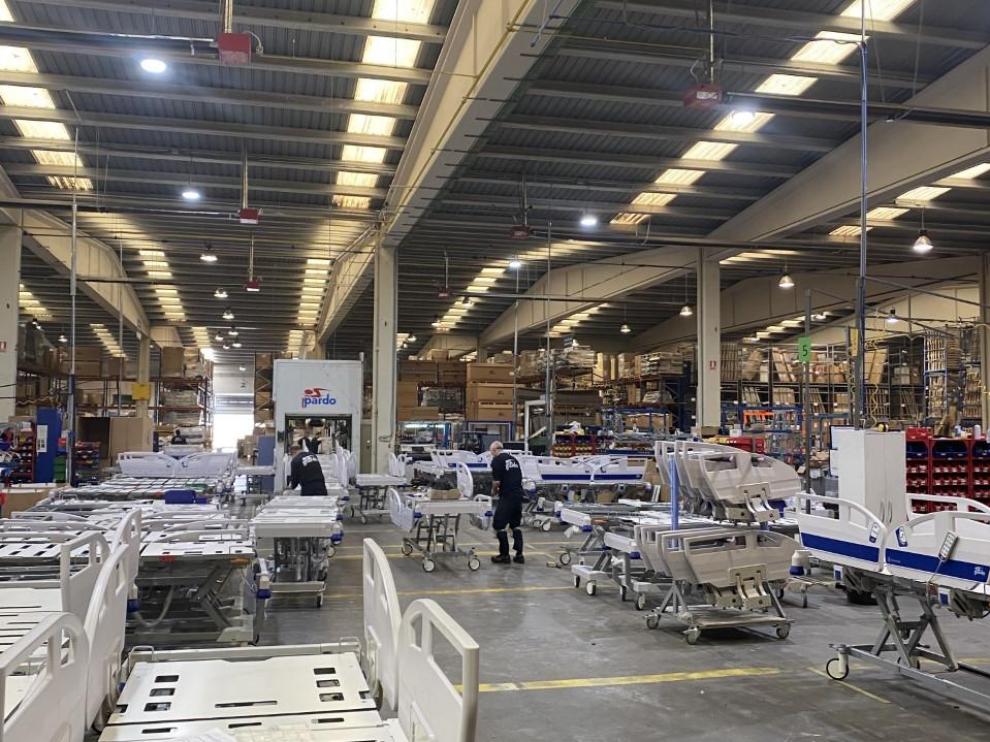 Instalaciones de Industrias Pardo en el polígono Centrovía de La Muela.