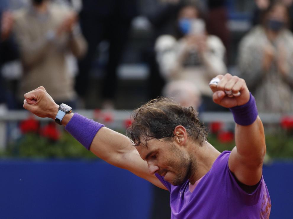Partido entre Nadal y Tsitsipas
