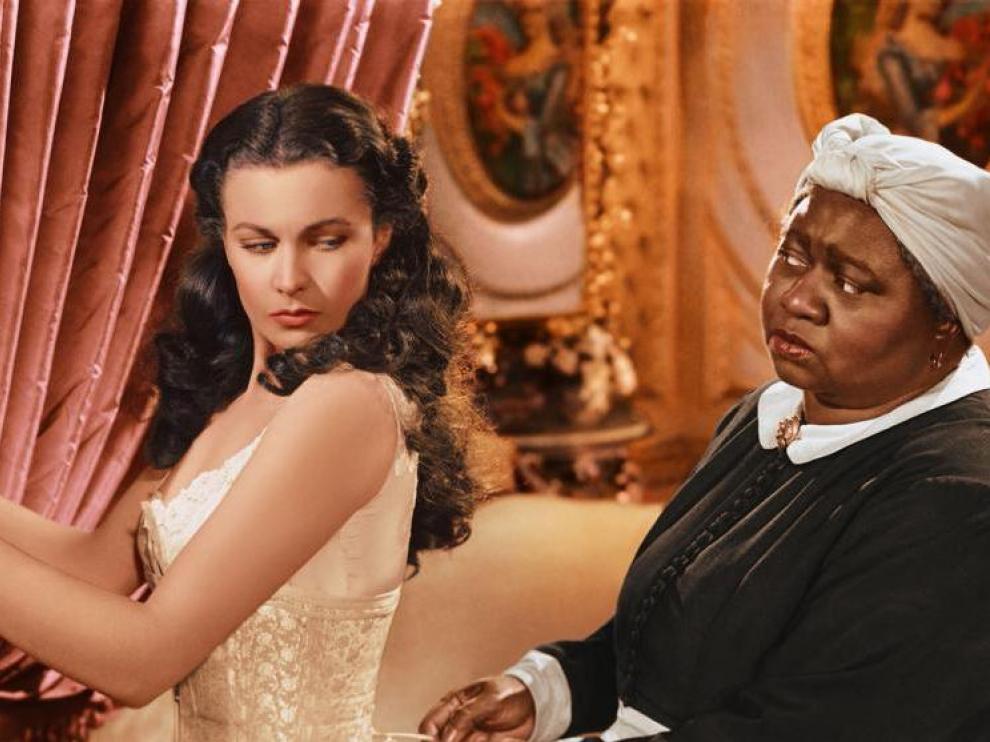 Vivien Leigh, en una escena de 'Lo que el viento se llevó'.