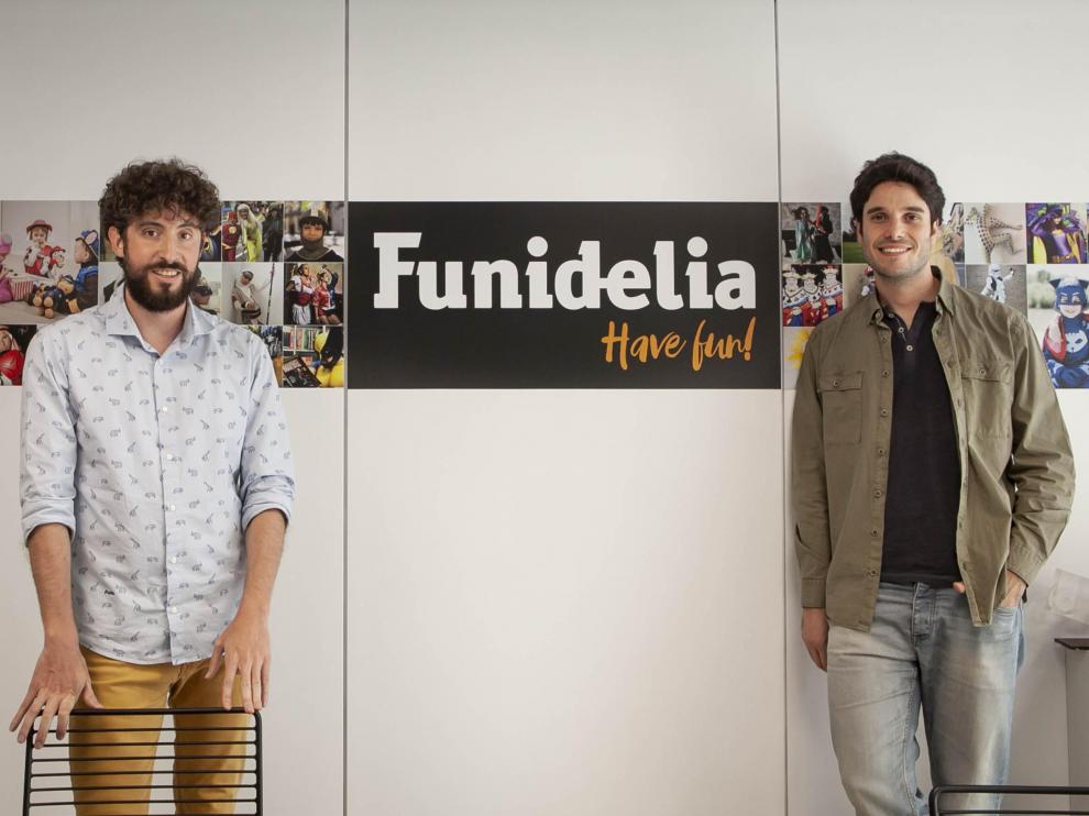 Toño Escartín y Carlos Larraz, fundadores de Funidelia.