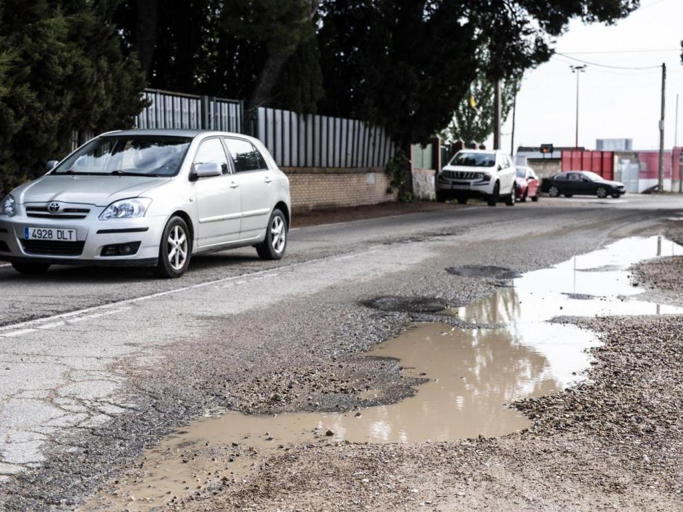 Camino Puente Claveria, en Garrapinillos.