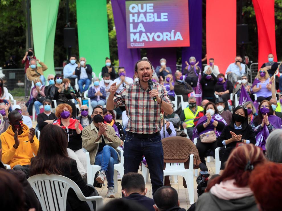 Acto electoral de Unidas Podemos
