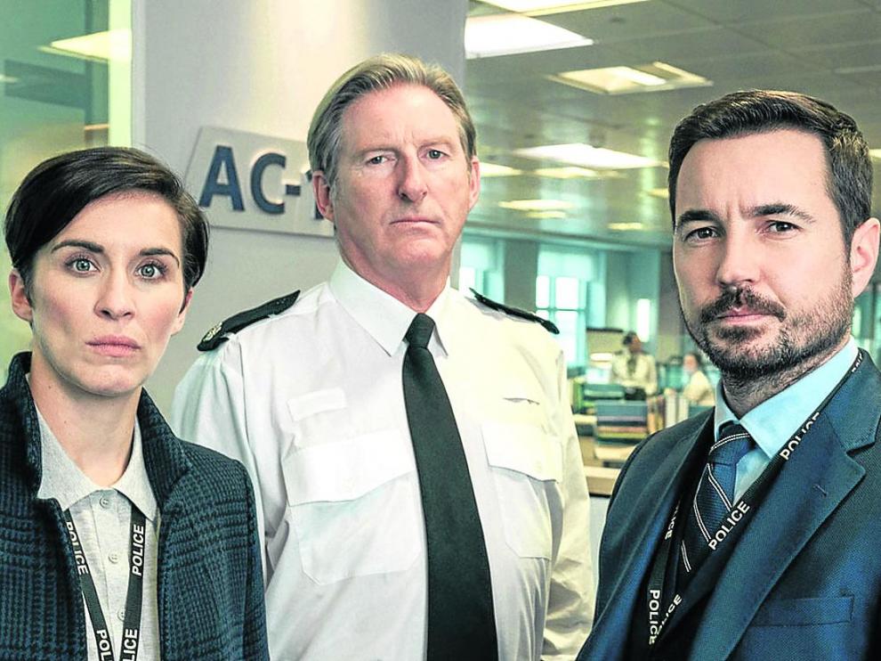 Los protagonistas de la serie 'Line of Duty'