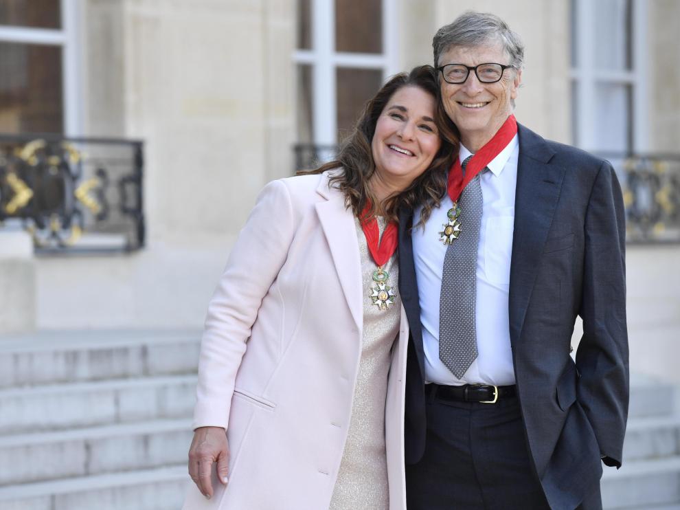 Foto de archivo de Bill y Melinda Gates