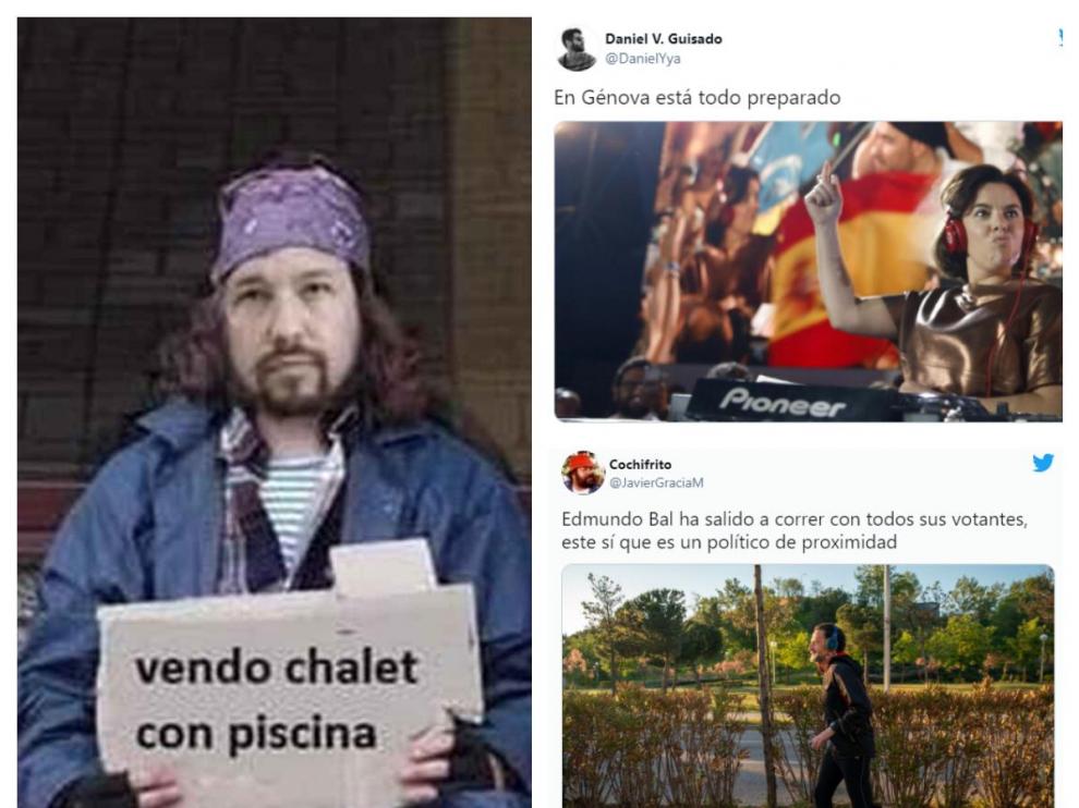 Memes de la jornada electoral en Madrid.
