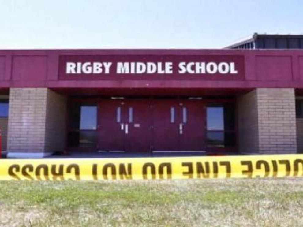 La Rigby Middle School de la localidad de Rigby, en Idaho, donde ocurrió el tiroteo.