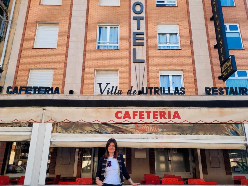 Ana Moreno es una de las hijas de los fundadores del Hotel Villa de Utrillas, del que ahora está al frente.