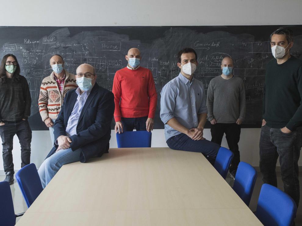 Investigadores del campo de la IA en el Instituto de Biocomputación y Física de los Sistemas Complejos de la Universidad de Zaragoza.