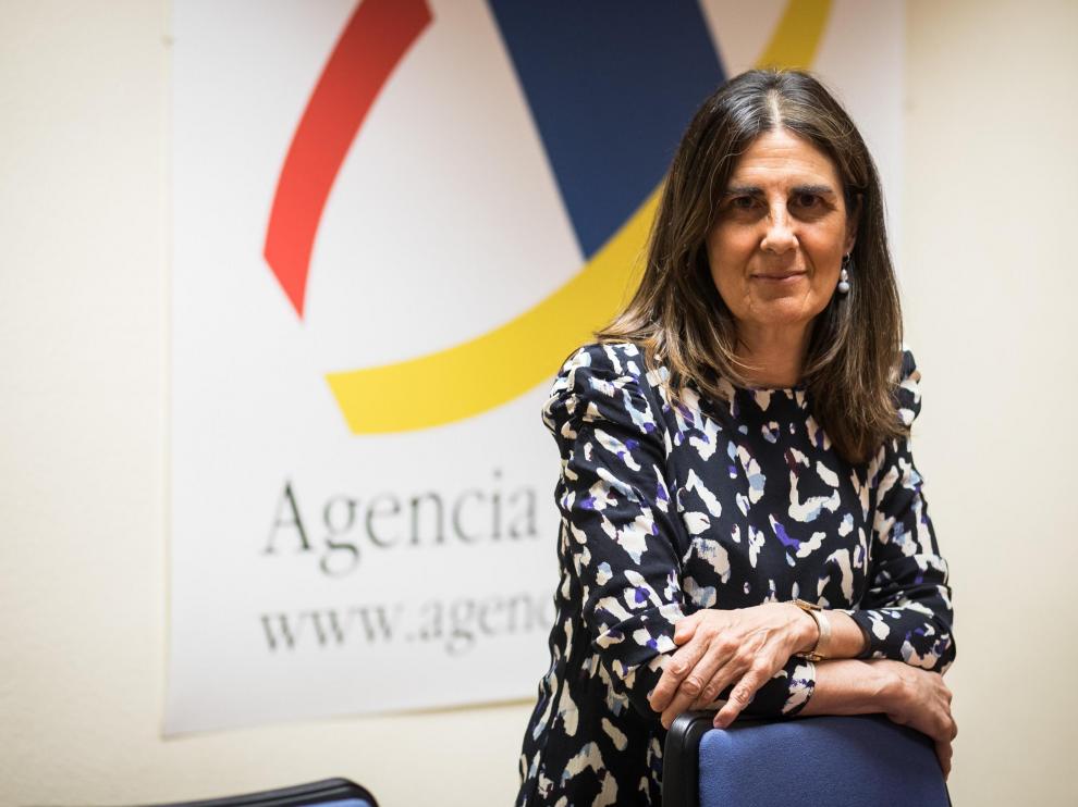 Paloma Villaro, delegada de la Agencia Tributaria en Aragón.