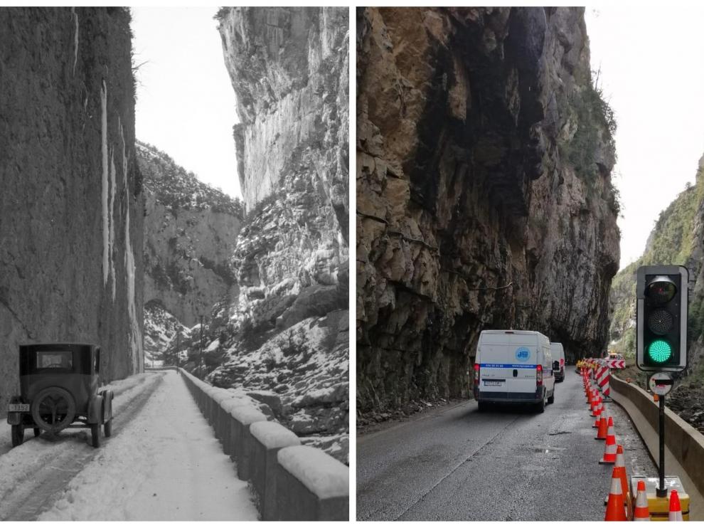 Los vecinos se quejan de que el tramo de la N-260 entre Campo y El Run está prácticamente igual que hace cien años.