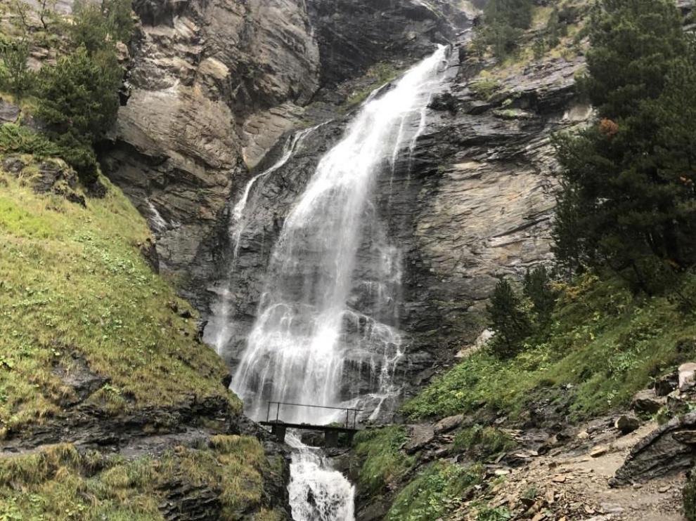 El suceso se ha producido en la ruta de las Cascadas de Cerler, en la imagen.